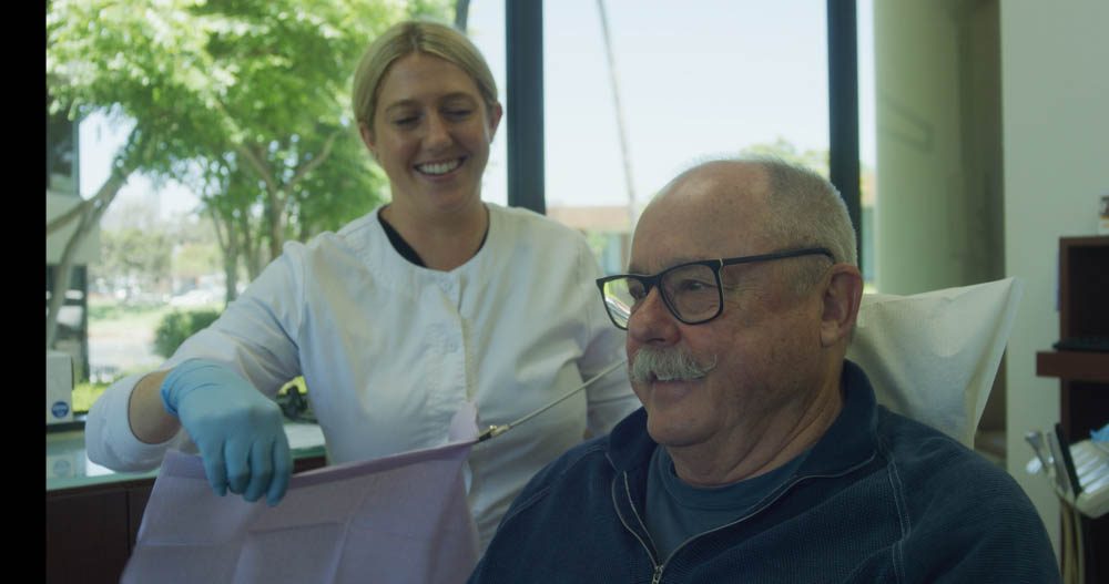 A happy Dr. Smile patient